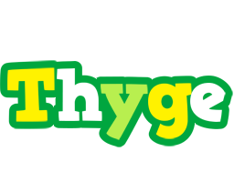 Thyge soccer logo