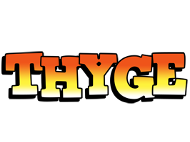 Thyge sunset logo