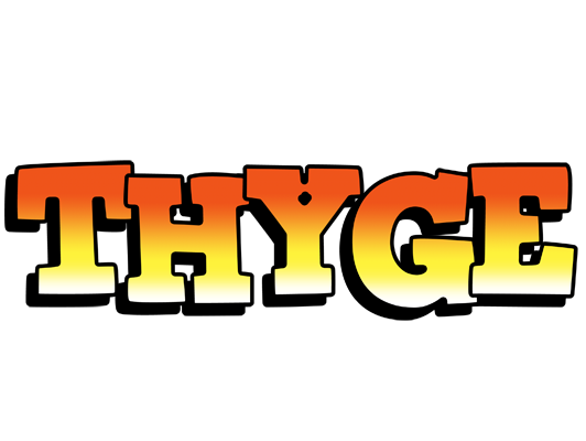Thyge sunset logo