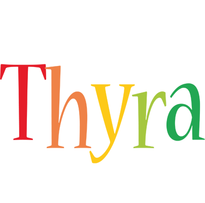 Thyra birthday logo