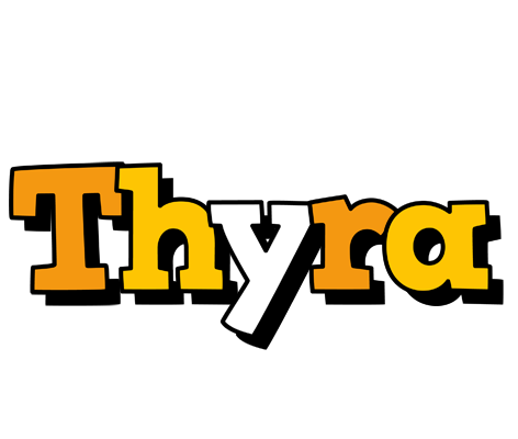 Thyra cartoon logo