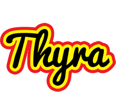 Thyra flaming logo