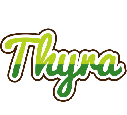 Thyra golfing logo