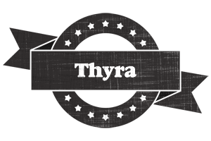 Thyra grunge logo