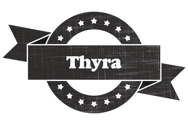 Thyra grunge logo