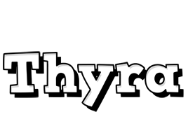 Thyra snowing logo