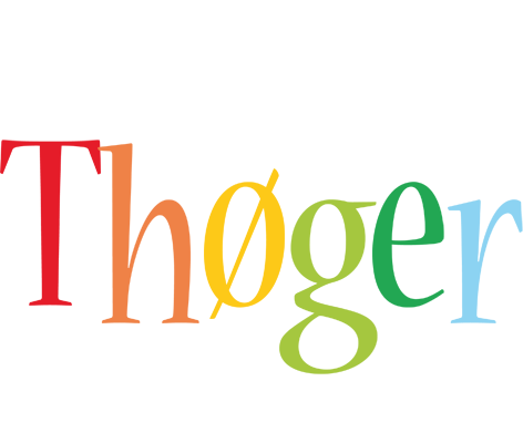 Thøger birthday logo