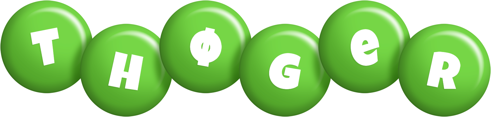 Thøger candy-green logo