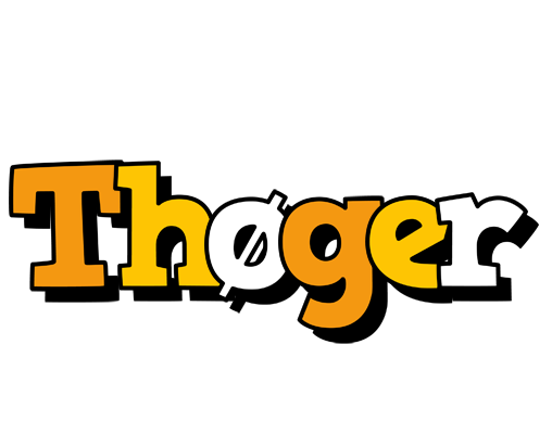 Thøger cartoon logo