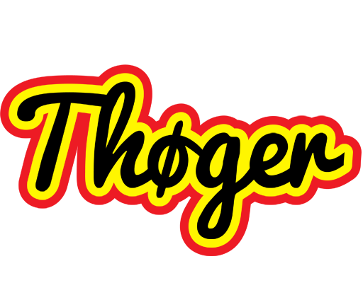 Thøger flaming logo