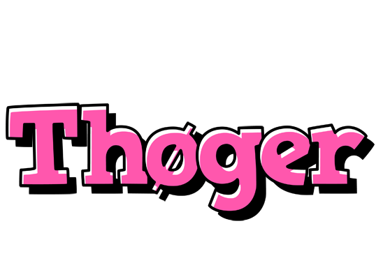 Thøger girlish logo