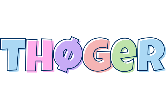 Thøger pastel logo