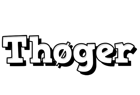 Thøger snowing logo