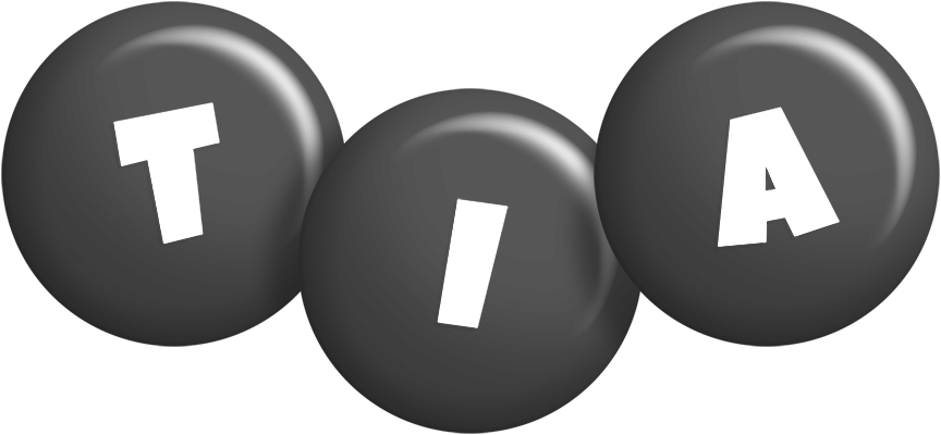 Tia candy-black logo