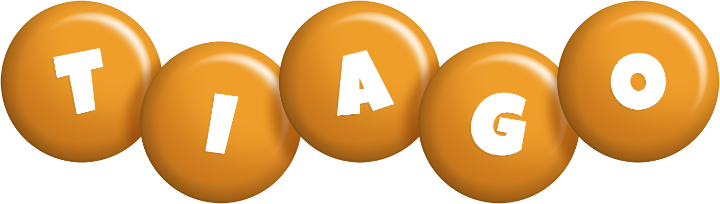 Tiago candy-orange logo