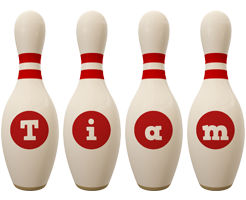 Tiam bowling-pin logo