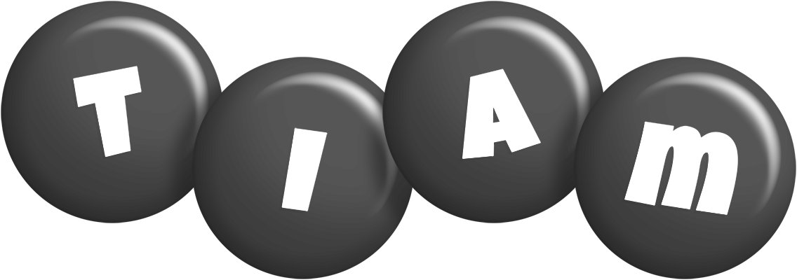 Tiam candy-black logo