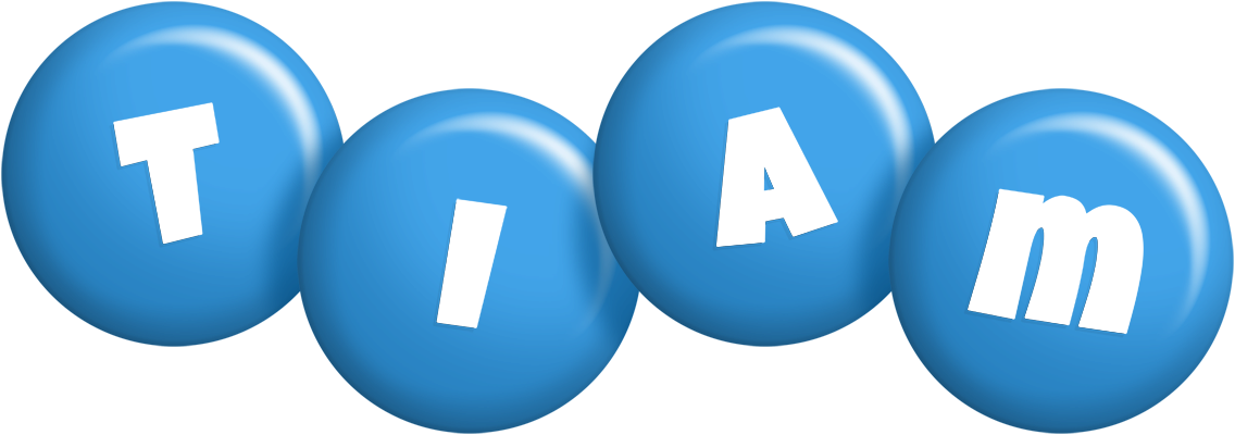 Tiam candy-blue logo