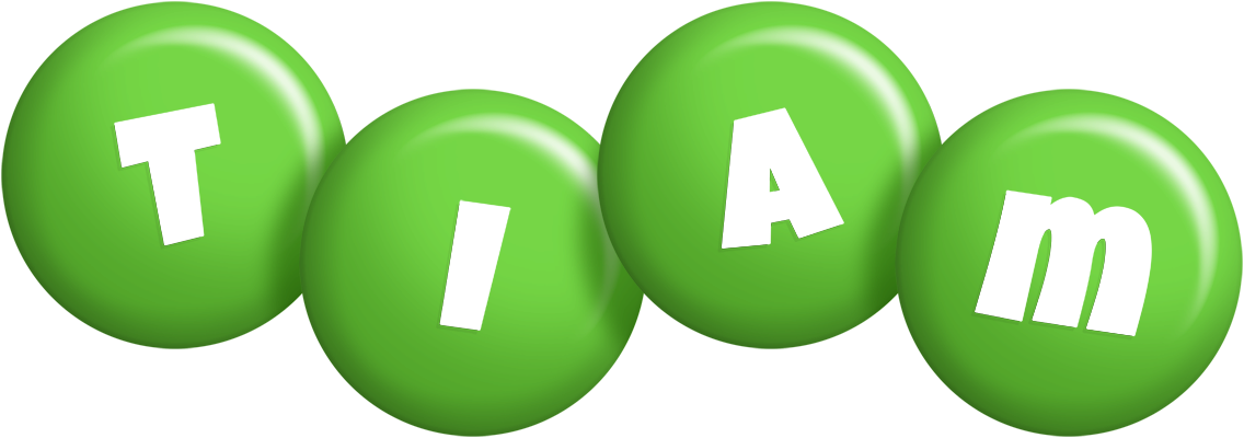 Tiam candy-green logo