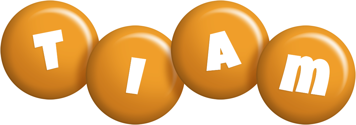 Tiam candy-orange logo