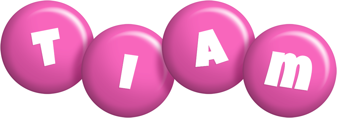 Tiam candy-pink logo