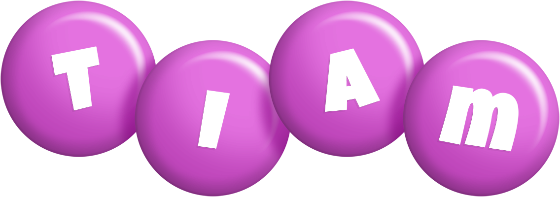 Tiam candy-purple logo