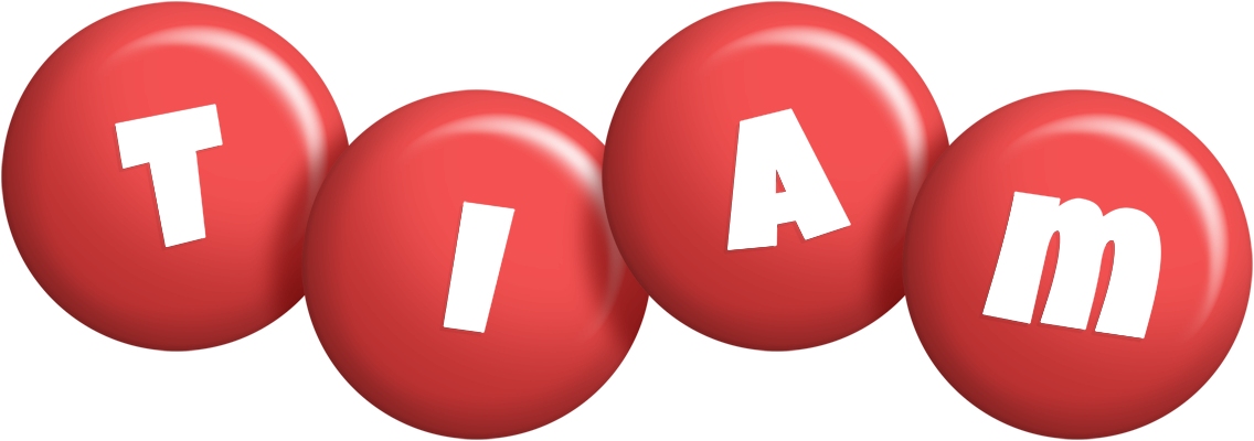 Tiam candy-red logo