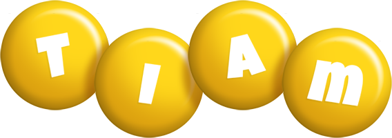 Tiam candy-yellow logo