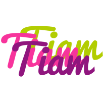 Tiam flowers logo