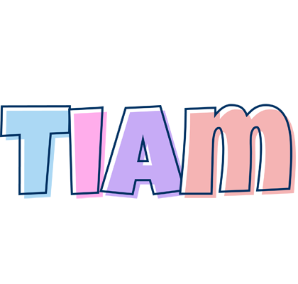 Tiam pastel logo