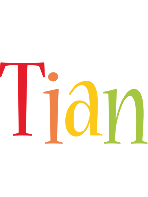 Tian birthday logo