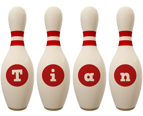 Tian bowling-pin logo