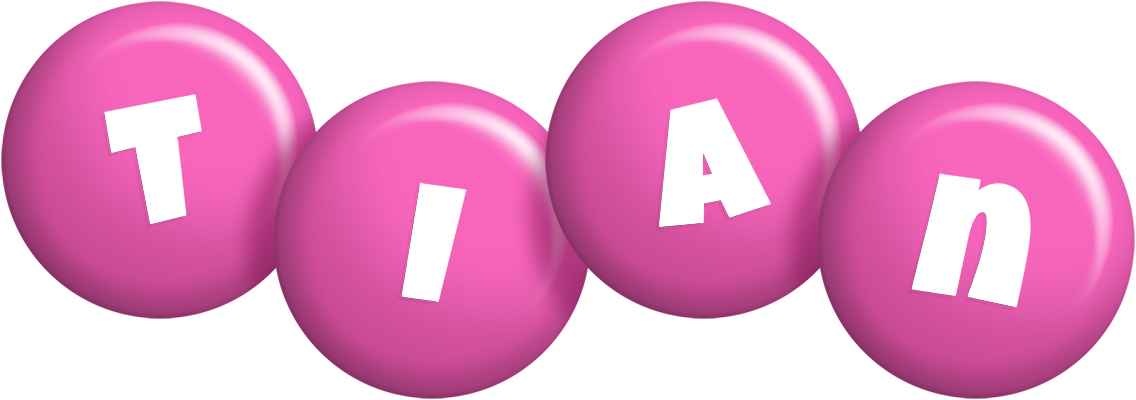 Tian candy-pink logo