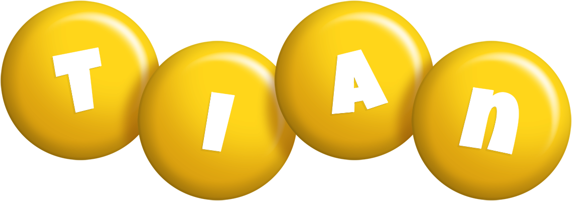 Tian candy-yellow logo