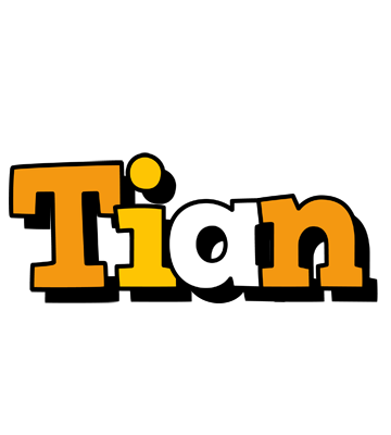 Tian cartoon logo