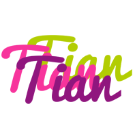 Tian flowers logo