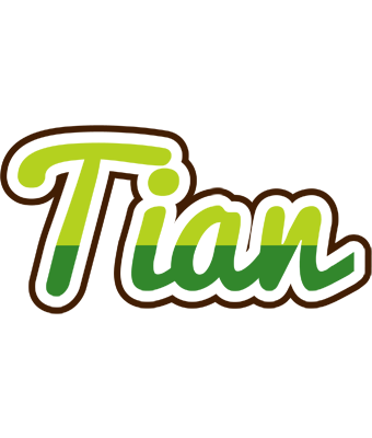 Tian golfing logo