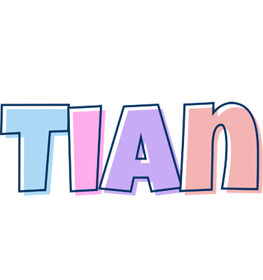 Tian pastel logo