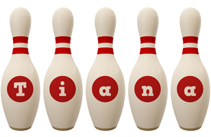 Tiana bowling-pin logo