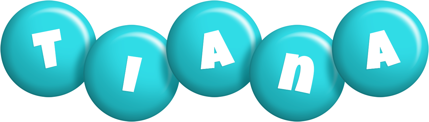Tiana candy-azur logo