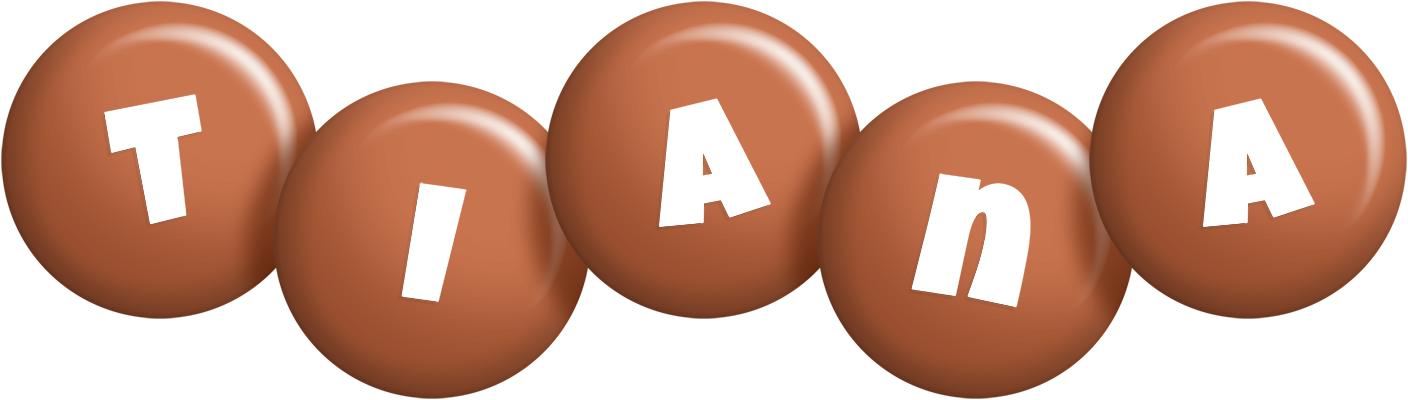 Tiana candy-brown logo