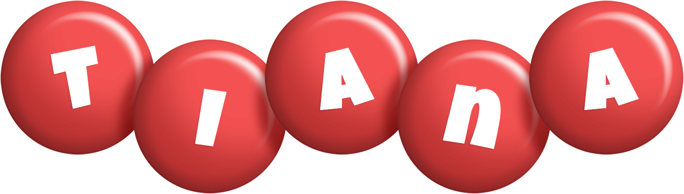 Tiana candy-red logo