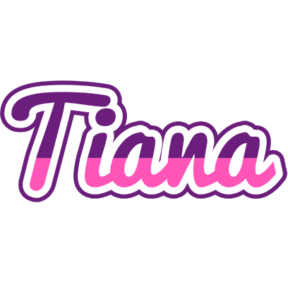 Tiana cheerful logo