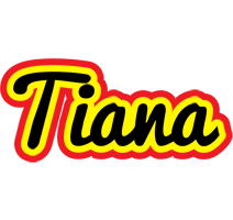 Tiana flaming logo