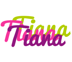 Tiana flowers logo