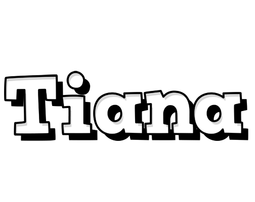 Tiana snowing logo
