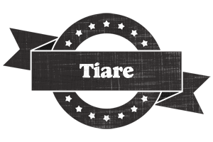 Tiare grunge logo
