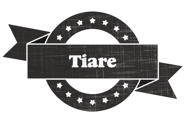 Tiare grunge logo