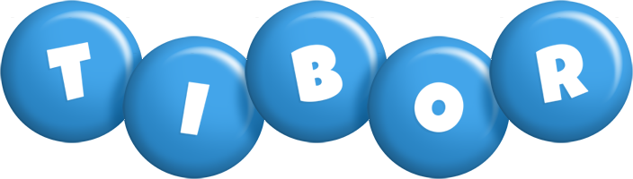 Tibor candy-blue logo