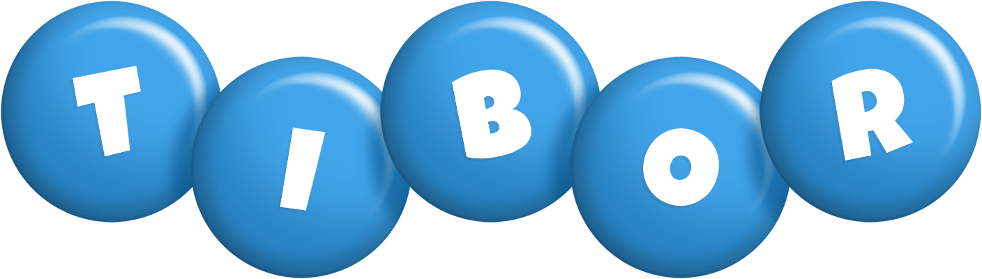 Tibor candy-blue logo